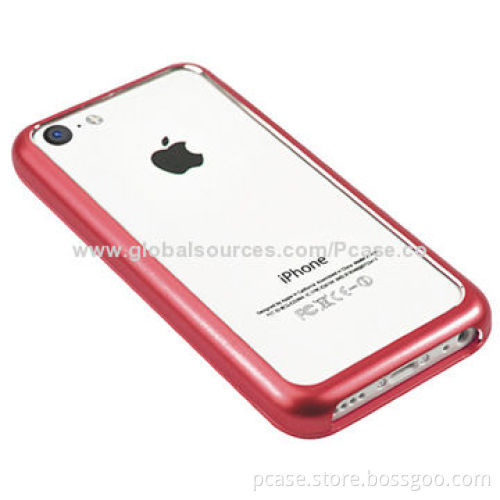 Aluminum Bumper Case for iPhone 5C, Various Colors are Available